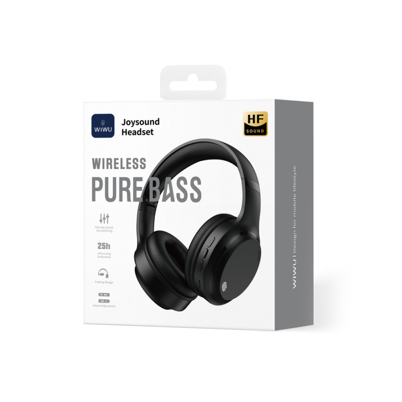 Бездротові накладні навушники WIWU Headset TD-11 (replace TD-09) Black (6977703657173)