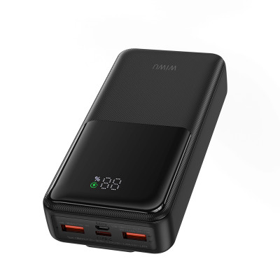 Зовнішній акумулятор WIWU Essen power bank 22.5W 20000mAh Wi-P082 (3C) Black (6977703658606) Зовнішній акумулятор WIWU Essen power bank 22.5W 20000mAh Wi-P082 (3C) Black (6977703658606)