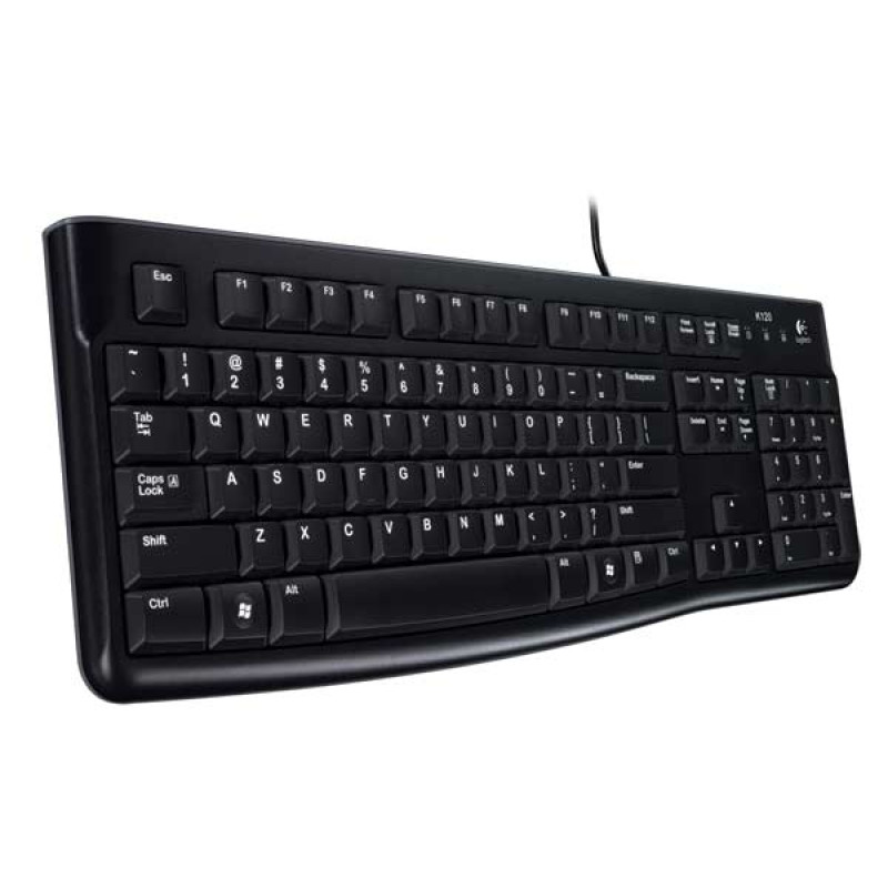 Клавіатура дротова LOGITECH  K120  Russian Layout Black (920-002506)