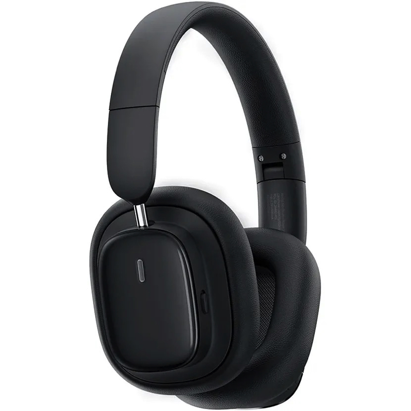 Бездротові накладні навушники Baseus Bowie H1i Noise-Cancellation Wireless Headphones Cluster Black (A00050402113-00)