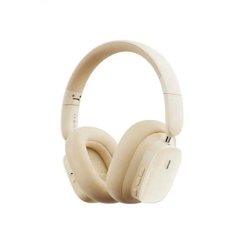 Бездротові накладні навушники Baseus Bowie H1i Noise-Cancellation Wireless Headphones Stellar White (A00050402223-00)
