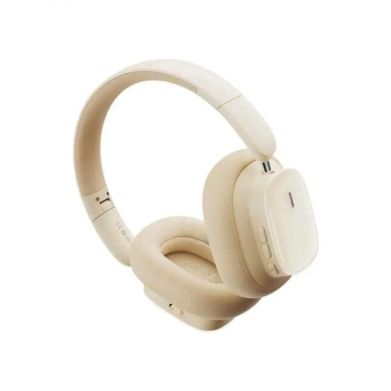 Бездротові накладні навушники Baseus Bowie H1i Noise-Cancellation Wireless Headphones Stellar White (A00050402223-00)