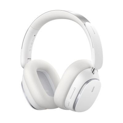 Бездротові накладні навушники Baseus Bowie H1 Pro Noise-Cancellation Wireless Headphones Moon White (A00050601213-00) Бездротові накладні навушники Baseus Bowie H1 Pro Noise-Cancellation Wireless Headphones Moon White (A00050601213-00)
