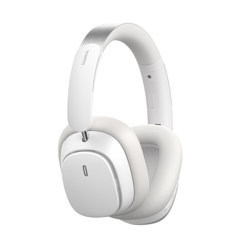 Бездротові накладні навушники Baseus Bowie H1 Pro Noise-Cancellation Wireless Headphones Moon White (A00050601213-00)