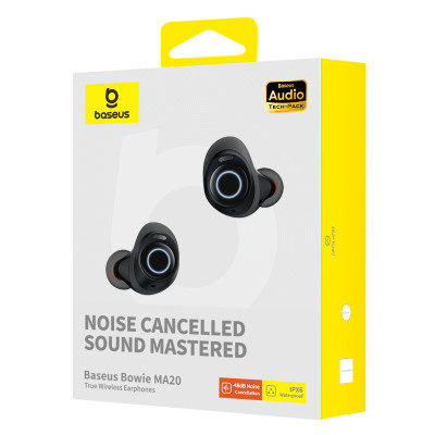 Бездротові навушники Baseus Bowie MA20 True Wireless Earphones Cluster Black (A00054600113-00)