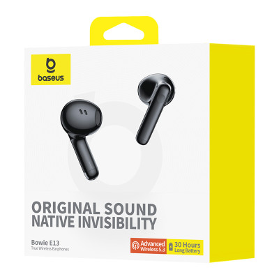 Бездротові навушники Baseus Bowie E13 True Wireless Earphones Galaxy Black (A00059701127-Z1) Бездротові навушники Baseus Bowie E13 True Wireless Earphones Galaxy Black (A00059701127-Z1)