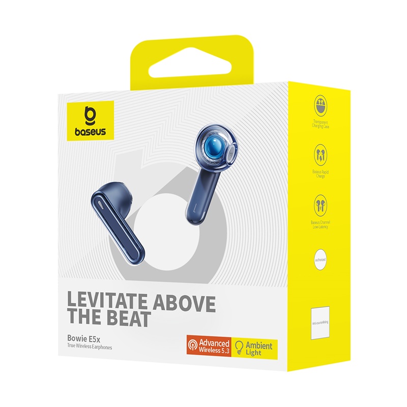 Бездротові навушники Baseus Bowie E5x True Wireless Earphones Deepsea Blue (A00060101323-00)