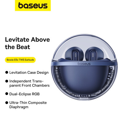 Бездротові навушники Baseus Bowie E5x True Wireless Earphones Deepsea Blue (A00060101323-00)
