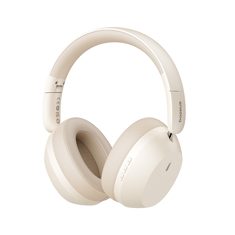 Бездротові накладні навушники Baseus Bass 35 Max Wireless Headphones Stellar White (A00070800221-00)