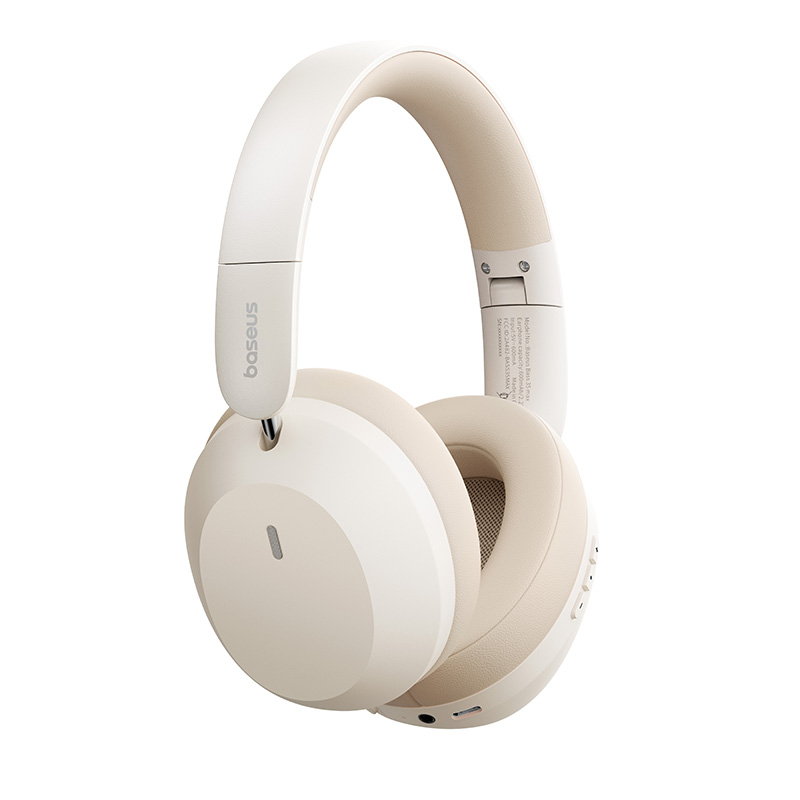 Бездротові накладні навушники Baseus Bass 35 Max Wireless Headphones Stellar White (A00070800221-00)