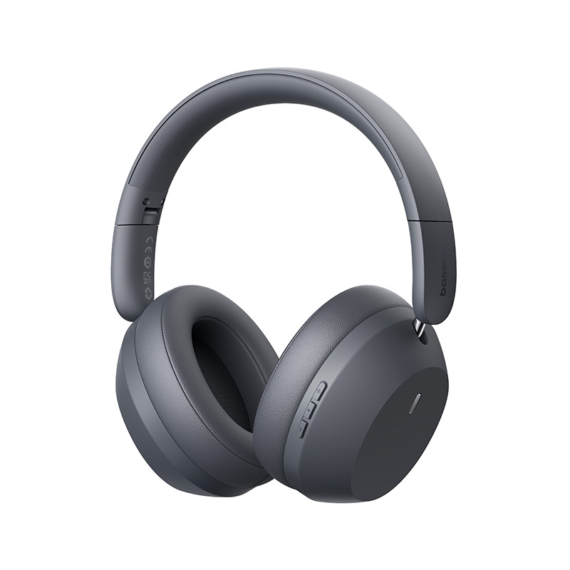 Бездротові накладні навушники Baseus Bass 35 Max Wireless Headphones Twilight Grey (A00070800821-00)