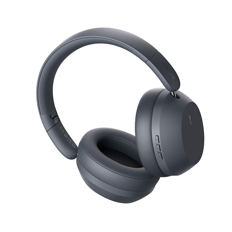 Бездротові накладні навушники Baseus Bass 35 Max Wireless Headphones Twilight Grey (A00070800821-00)