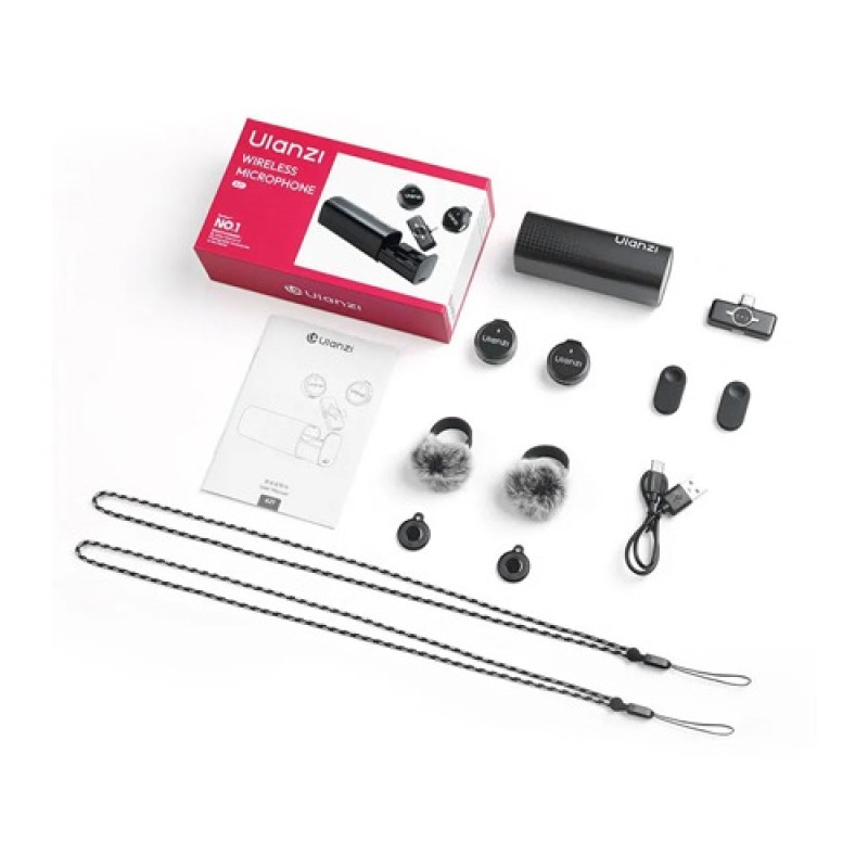 Бездротова мікрофонна система Ulanzi A21 Wireless Microphone Black (A054)