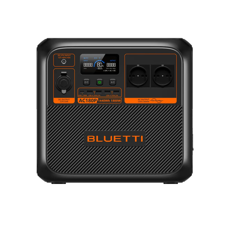 Портативна зарядна станція Bluetti AC180P (1440Wh) (AC180P)