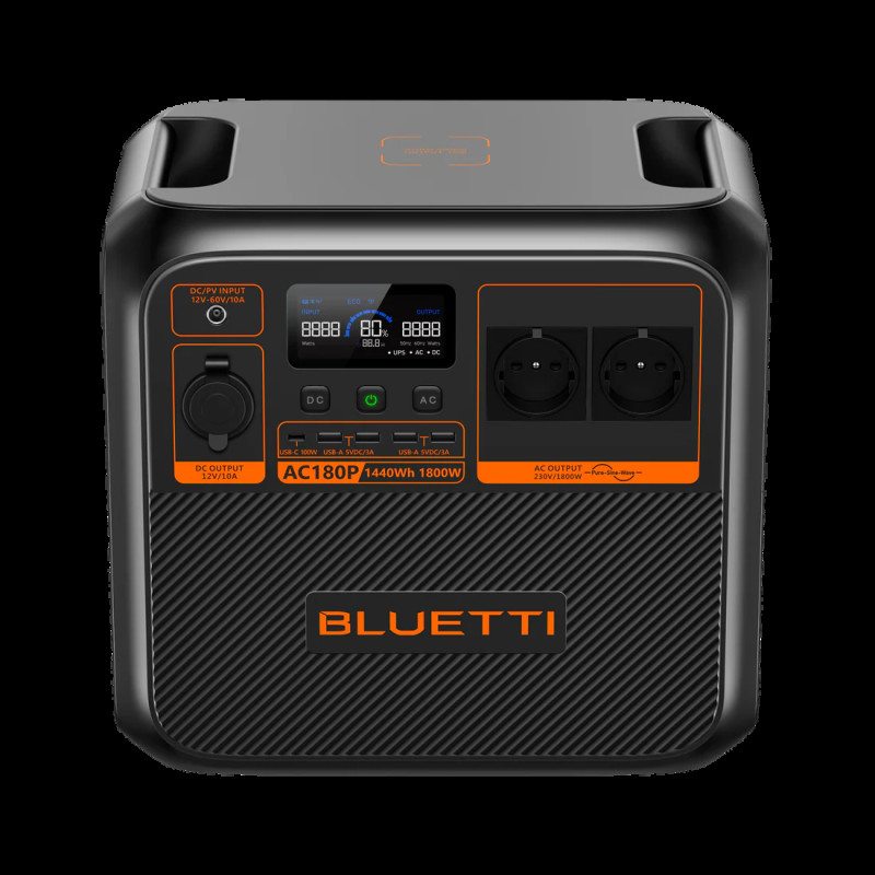 Портативна зарядна станція Bluetti AC180P (1440Wh) (AC180P)