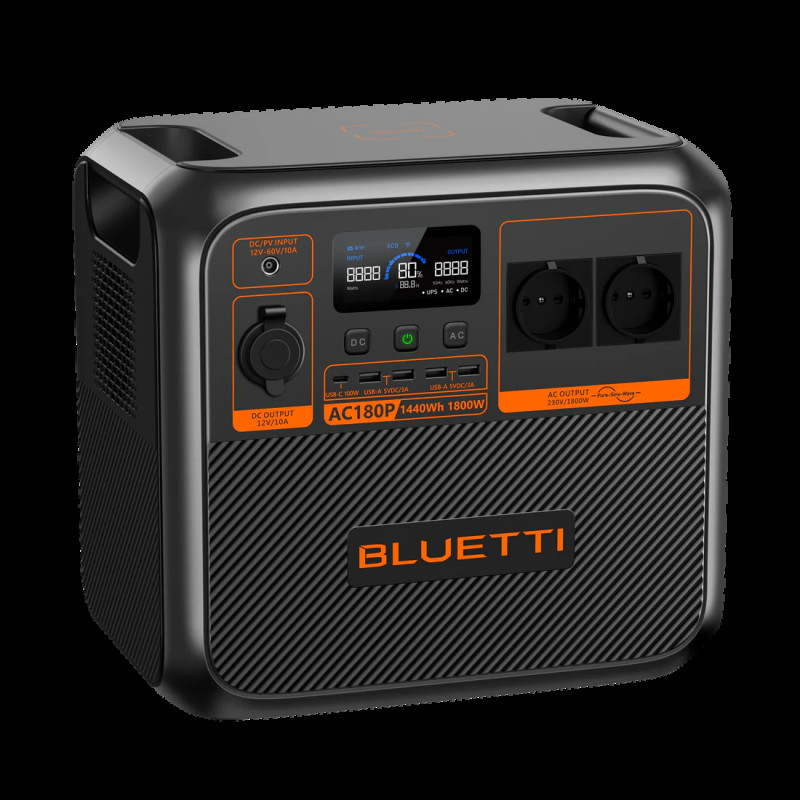 Портативна зарядна станція Bluetti AC180P (1440Wh) (AC180P)