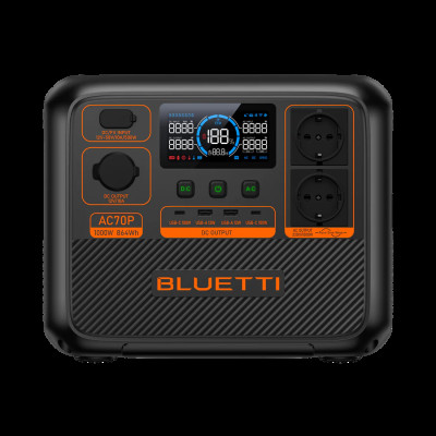 Портативна зарядна станція Bluetti AC70P (864Wh) (AC70P)