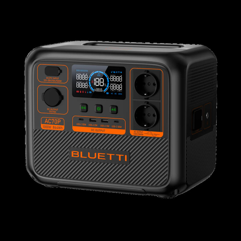 Портативна зарядна станція Bluetti AC70P (864Wh) (AC70P)