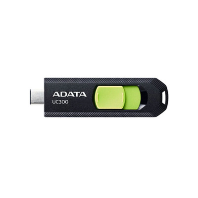 Флеш-накопичувач Adata USB 3.2 Gen1 UC300 Type-C 256Gb Black/Green (ACHO-UC300-256G-RBK/GN)