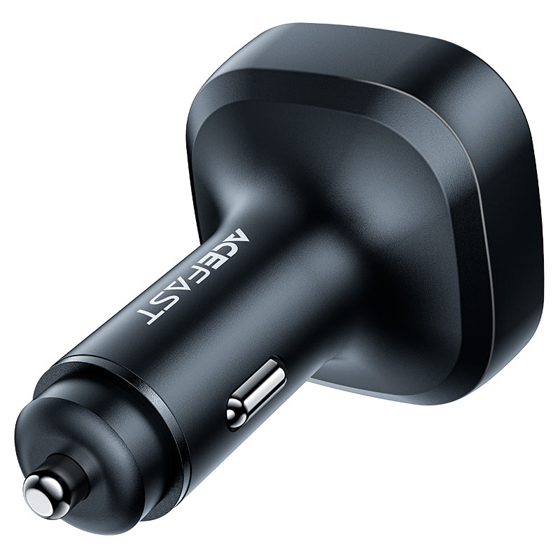 Автомобільний зарядний пристрій ACEFAST B5 101W (2C+A) metal car charger with OLED smart display (6974316281436)