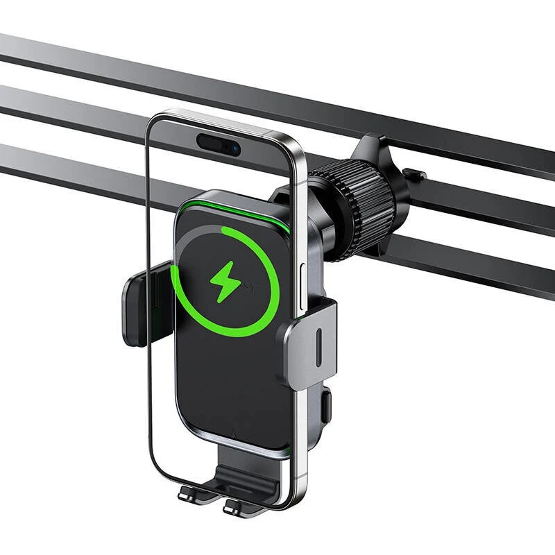 Автотримач для телефона з БЗП ACEFAST D17 car wireless charging holder Black (6974316281856)