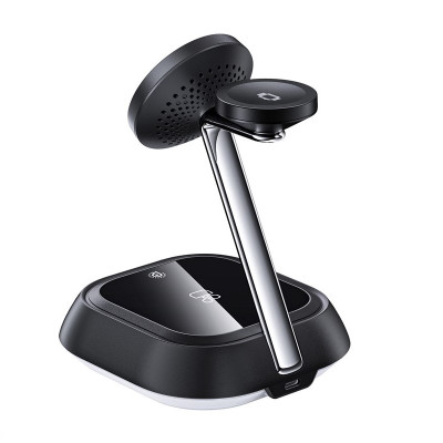 Бездротовий мультизарядний пристрій ACEFAST E16 desktop 3-in-1 wireless charging holder Black (6974316281917) Бездротовий мультизарядний пристрій ACEFAST E16 desktop 3-in-1 wireless charging holder Black (6974316281917)