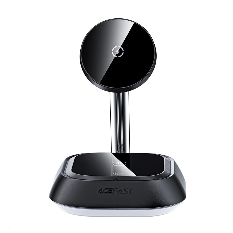 Бездротовий мультизарядний пристрій ACEFAST E16 desktop 3-in-1 wireless charging holder Black (6974316281917)