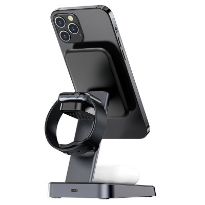 Бездротовий зарядний пристрій ACEFAST E3 desktop three-in-one wireless charging stand (6974316280903) Бездротовий зарядний пристрій ACEFAST E3 desktop three-in-one wireless charging stand (6974316280903)