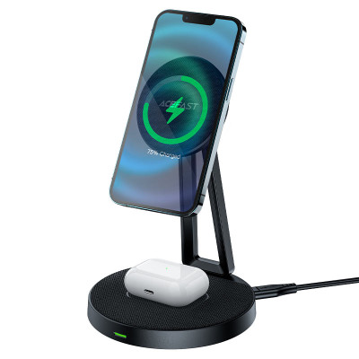 Бездротовий зарядний пристрій ACEFAST E8 desktop 2-in-1 wireless charging holder (AFE8) Бездротовий зарядний пристрій ACEFAST E8 desktop 2-in-1 wireless charging holder (AFE8)