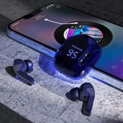 Бездротові навушники ACEFAST T6 True wireless stereo headset Sapphire Blue (6974316281542)