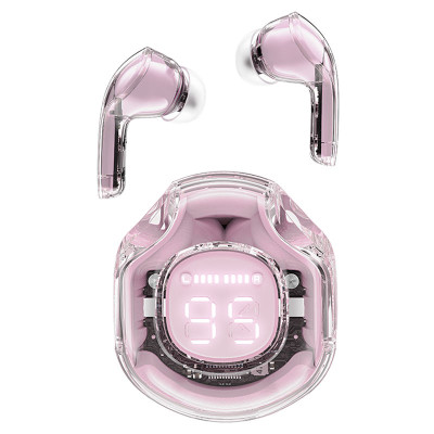 Бездротові навушники ACEFAST T8 Crystal color (2) bluetooth earbuds Lotus Pink (6974316282242)