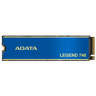 Накопичувач SSD M.2 ADATA LEGEND 740 500GB 2280 PCIe Gen3.0x4 3D NAND Read/Write: 2500/1700 MB/sec (ALEG-740-500GCS)