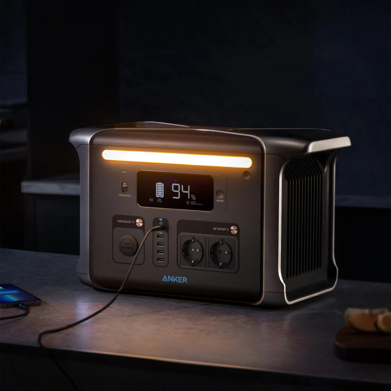 Портативна зарядна станція Anker 757 PowerHouse 1500W (1229 Вт/год) (Anker757)