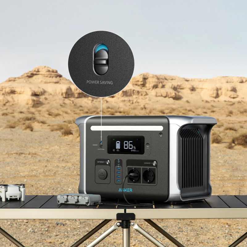 Портативна зарядна станція Anker 757 PowerHouse 1500W (1229 Вт/год) (Anker757)