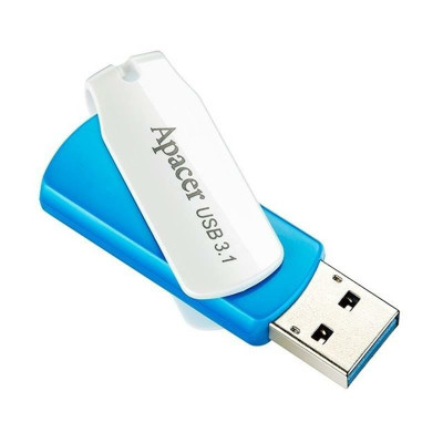 Флеш-накопичувач Apacer USB 3.2 Gen 1 AH357 128GB Blue (AP128GAH357U-1) Флеш-накопичувач Apacer USB 3.2 Gen 1 AH357 128GB Blue (AP128GAH357U-1)