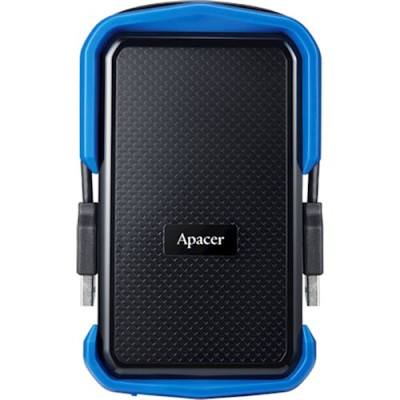 Зовнішній жорсткий диск PHD External 2.5'' Apacer USB 3.1 AC631 1TB Black/Blue (color box) (AP1TBAC631U-1)