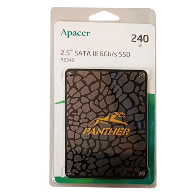 Накопичувач SSD Apacer AS340 240GB 2.5" 7mm SATAIII Standard (AP240GAS340G-1) Накопичувач SSD Apacer AS340 240GB 2.5" 7mm SATAIII Standard (AP240GAS340G-1)