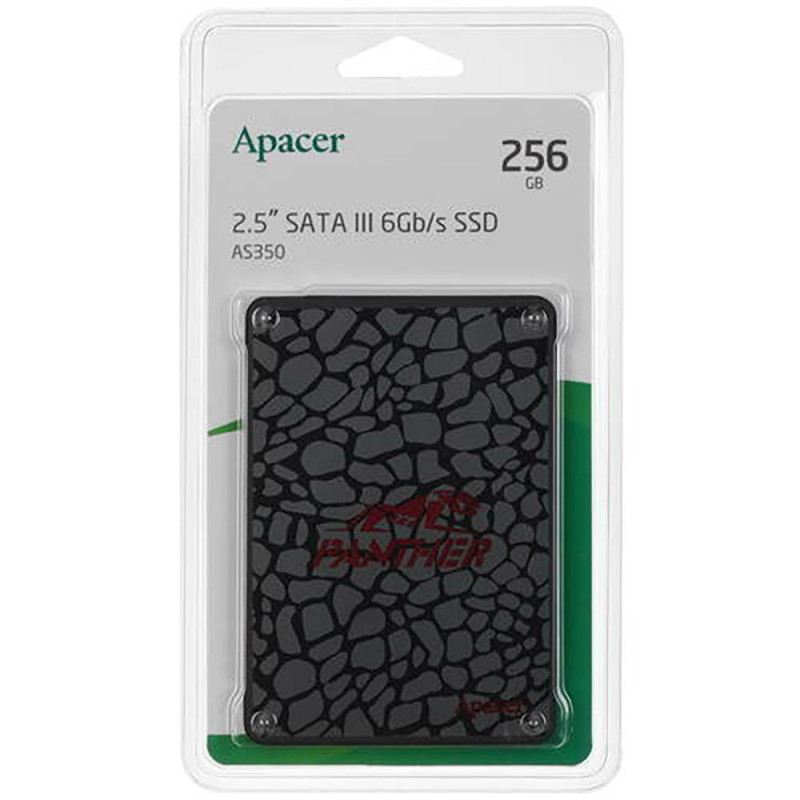 Накопичувач SSD Apacer AS350 256GB 2.5" 7mm SATAIII Standard (AP256GAS350-1)