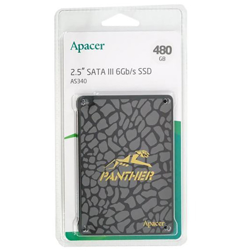 Накопичувач SSD Apacer AS340 480GB 2.5" 7mm SATAIII Bulk (AP480GAS340G)