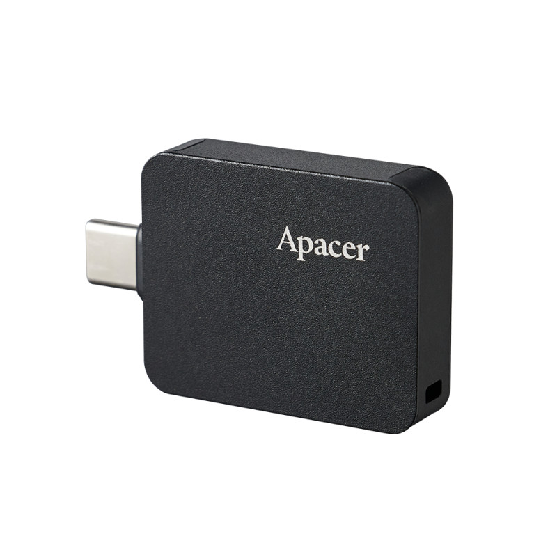 Портативний SSD Apacer AS714 512GB USB 3.2 Gen.2 Read/Write 1000MB/s Black (AP512GAS714B-1)