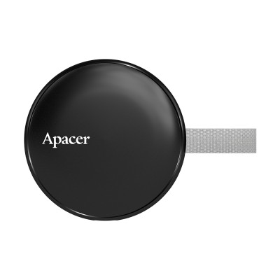 Портативний SSD Apacer Magnetic AS725 512 GB USB 3.2 Gen.2 Type-C MagSafe Black (AP512GAS725B-1)