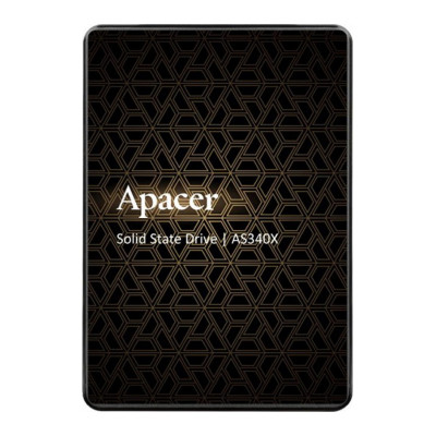 Накопичувач SSD Apacer AS340X 960GB 2.5" 7mm SATAIII 3D NAND Read/Write: 550/520 MB/sec (AP960GAS340XC-1)