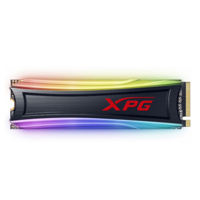 Накопичувач SSD M.2 ADATA SPECTRIX S40G RGB 256GB 2280 PCIe 3.0x4 NVMe 3D NAND Read/Write: 3500/3000 MB/sec (AS40G-256GT-C)