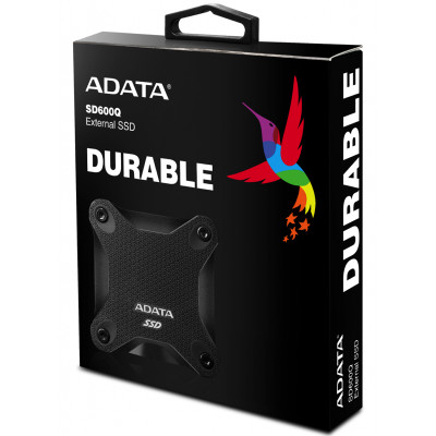 Портативний SSD ADATA SD600Q 960GB USB 3.2  440/430Mb/s Black (ASD600Q-960GU31-CBK)