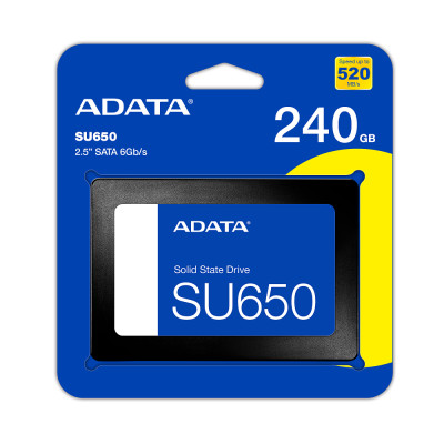 Накопичувач SSD ADATA Ultimate SU650 240GB 2.5" SATA III 3D NAND (ASU650SS-240GT-R)