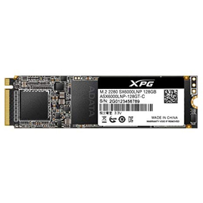 Накопичувач SSD M.2 ADATA XPG SX6000 Lite 128GB 2280 PCIe 3.0x4 NVMe 3D Nand Read/Write: 1800/1200 MB/sec (ASX6000LNP-128GT-C)