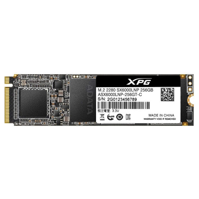 Накопичувач SSD M.2 ADATA XPG SX6000 Lite 256GB 2280 PCIe 3.0x4 NVMe 3D Nand Read/Write: 1800/1200 MB/sec (ASX6000LNP-256GT-C)