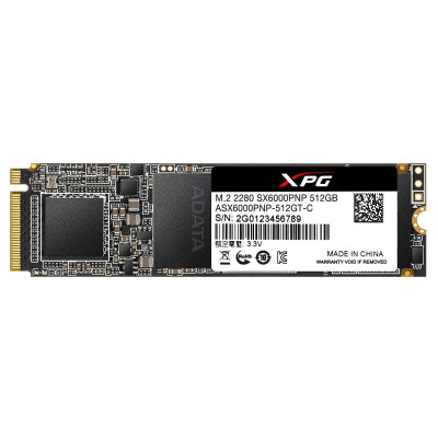 Накопичувач SSD M.2 ADATA XPG SX6000 Pro 512GB 2280 PCIe 3.0x4 NVMe 3D Nand Read/Write: 2100/1500 MB/sec (ASX6000PNP-512GT-C)