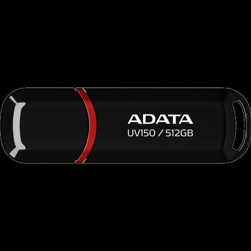 Флеш-накопичувач ADATA USB 3.2 UV 150 512Gb Black (AUV150-512G-RBK)