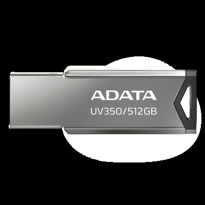 Флеш-накопичувач ADATA USB 3.2 UV 350 512Gb Silver (AUV350-512G-RBK)
